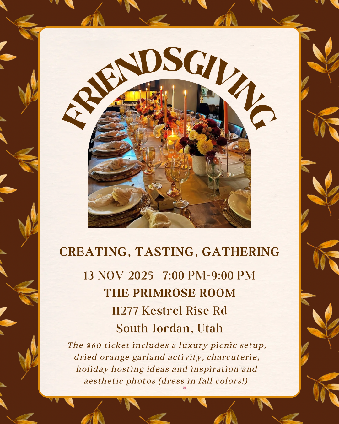 Friendsgiving Girls Night Out